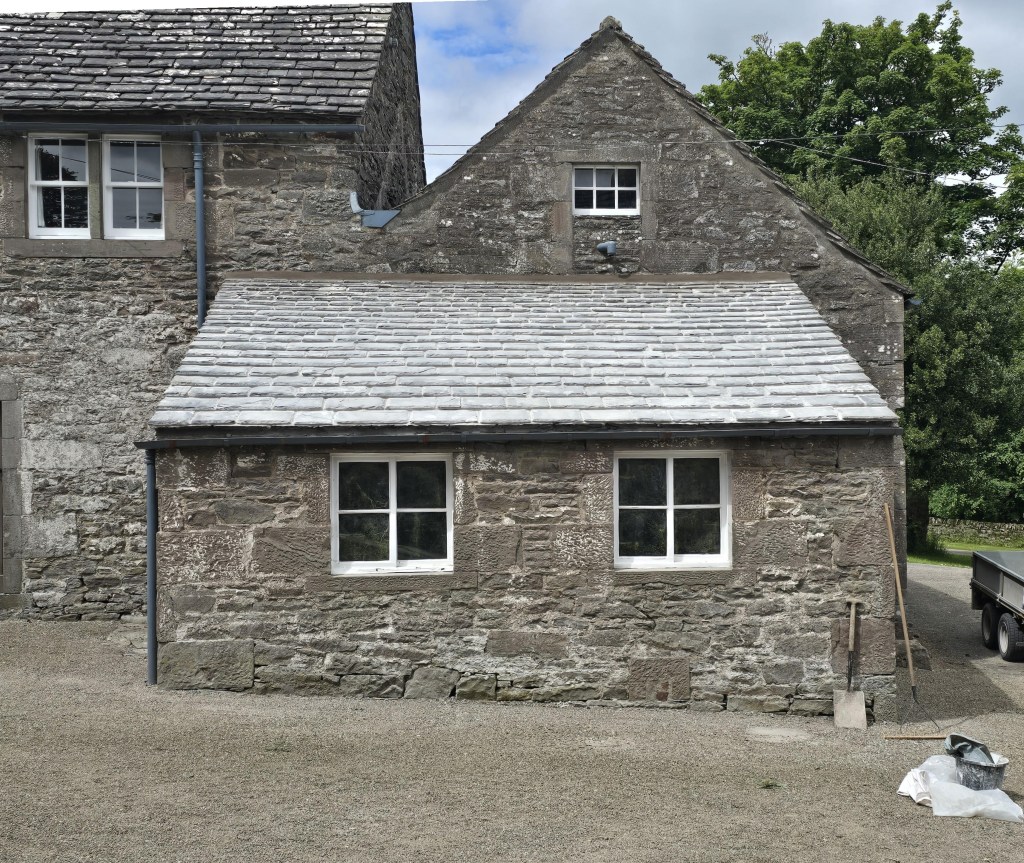 Carmylie stone slate roof on a beautiful old building