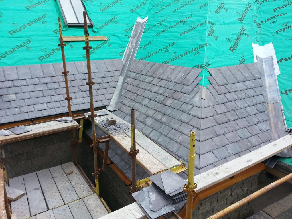 Image show the skill and craftsmanship of roofing