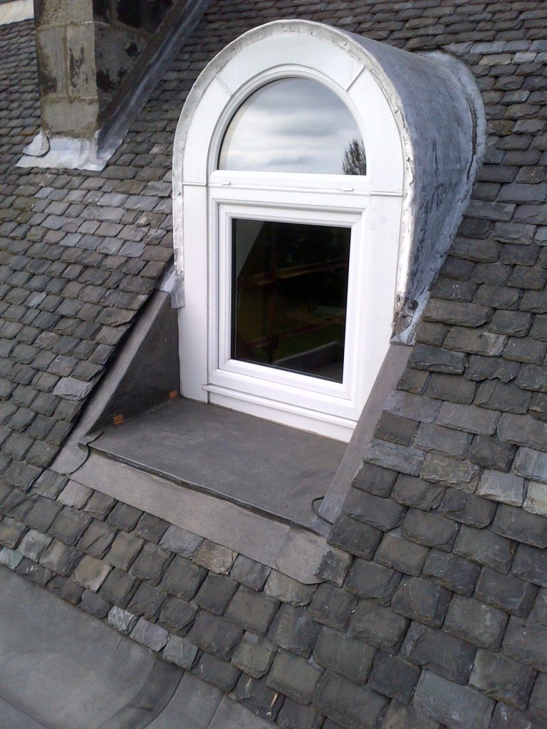 Slates around a window
